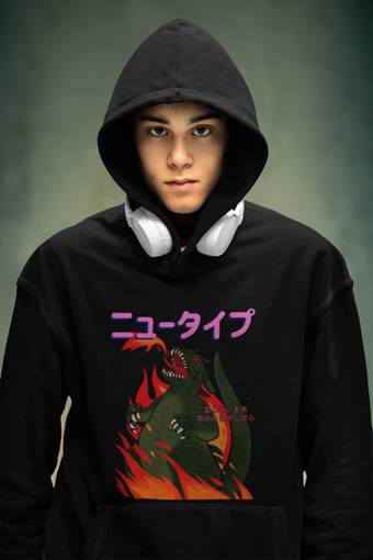 Anime Cloud Champion Embroidery Crewneck Sweatshirt Anime Shirt Anime Hoodie  - Senprintmart Store